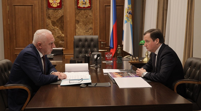Стройки и туризм: Александр Цыбульский и Александр Гуцан обсудили президентские нацпроекты в регионе