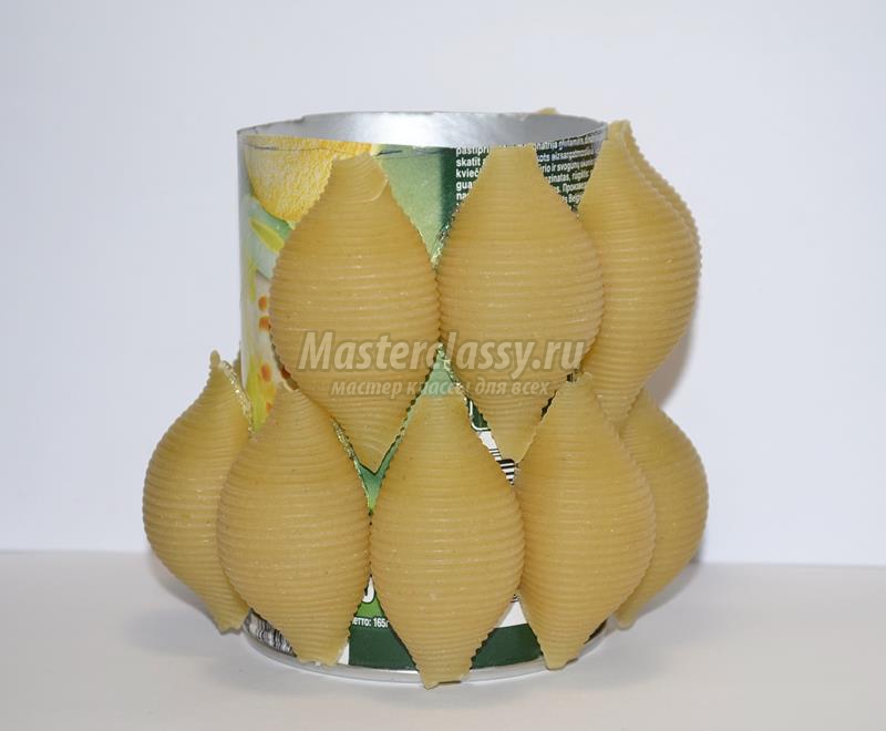 Создаём карандашницу — поделку из макарон своими руками Создаём карандашницу — поделку из макарон своими руками мастер-класс,поделки,рукоделие,своими руками,сделай сам,творчество