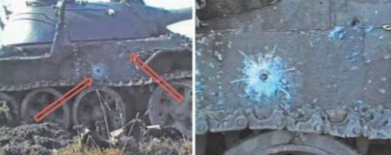 Обстрел танка Т-54/55 кумулятивными снарядами из гранатометов, ракетных комплексов и САУ оружие
