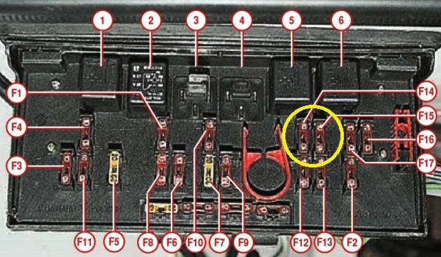 предохранители габаритов монтажный блок нового образца ваз-2107