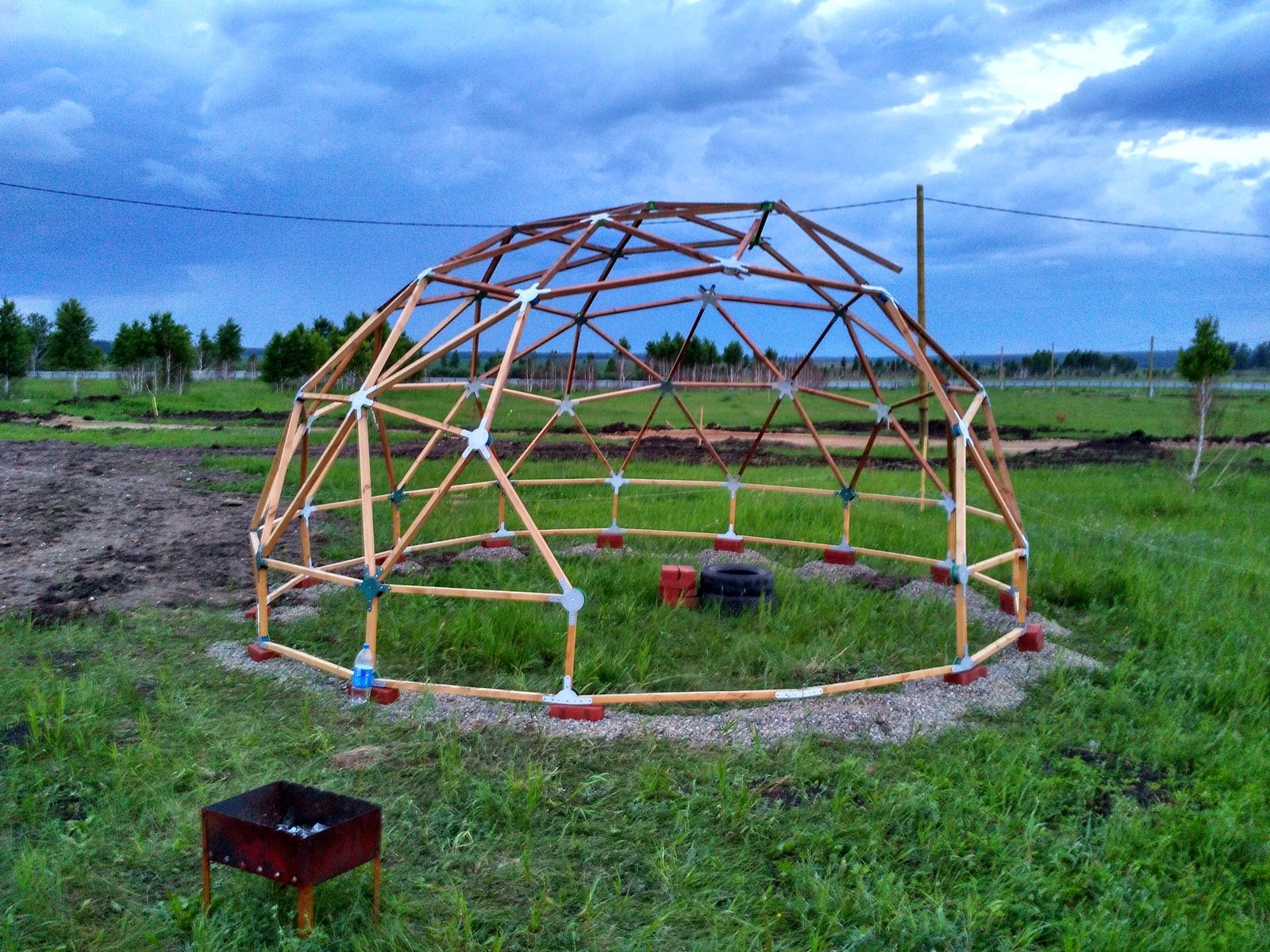 Как построить купольную беседку Как построить купольную беседку для дома и дачи,мастер-класс