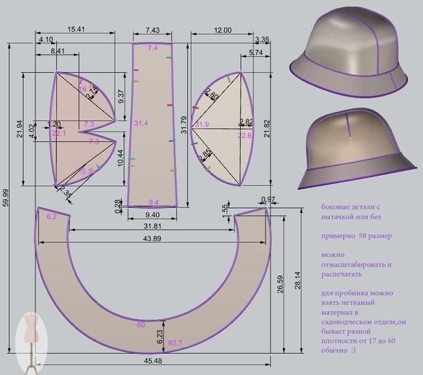 Моделирование шляпы своими руками,сделай сам