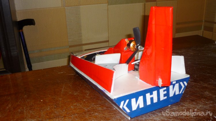 Аэросани - аэроглиссер «Иней» СВ-204 из потолочной плитки мастер-класс,моделирование,своими руками