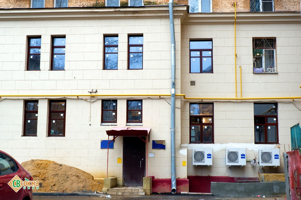 Деревянные евроокна в офис