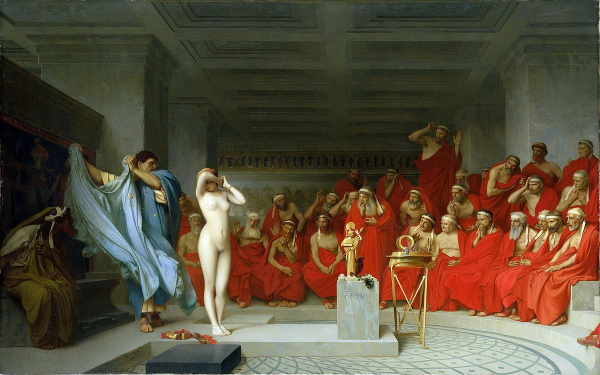 Жан-Леон Жером – «Фрина перед ареопагом», 1861