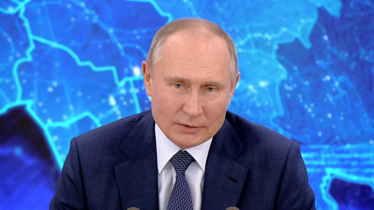 В ходе большой пресс-конференции президент России Владимир Путин ответил на десятки вопросов