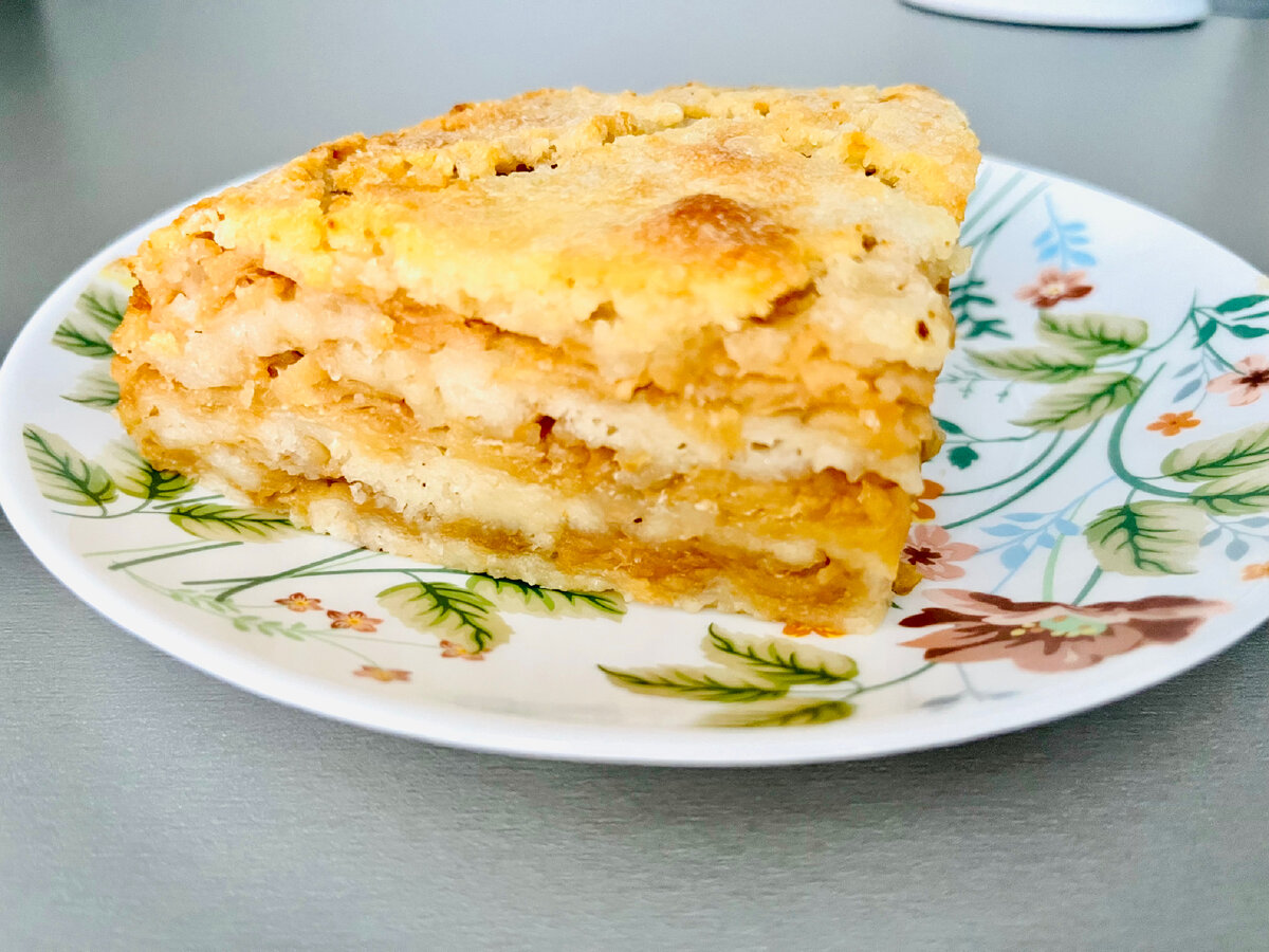 "Сухое" тесто и много яблок: один из лучших осенних пирогов  сладкая выпечка