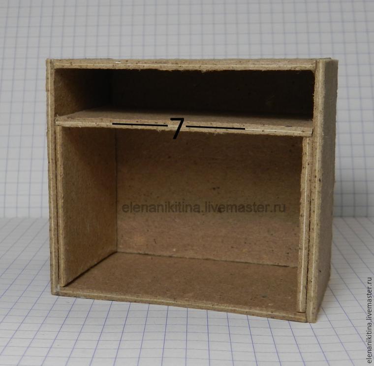 Кухонный стол для кукольного дома. Кухонный стол для кукольного дома. мастер класс