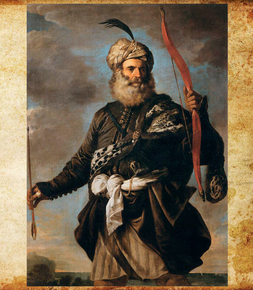 Пьер Франческо Мола Пират-иноверец с луком. Изображение взято из открытых источников.