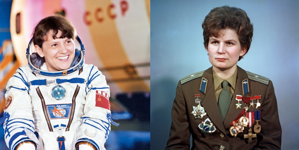Первые женщины в космосе в россии. Кондакова Савицкая Терешкова.