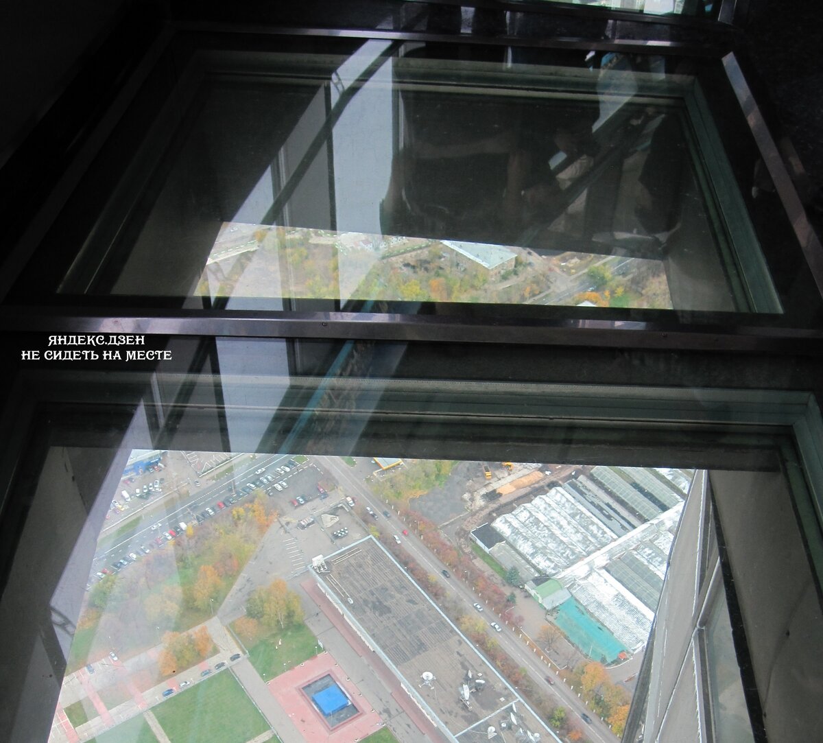 стеклянный пол на останкинской башне