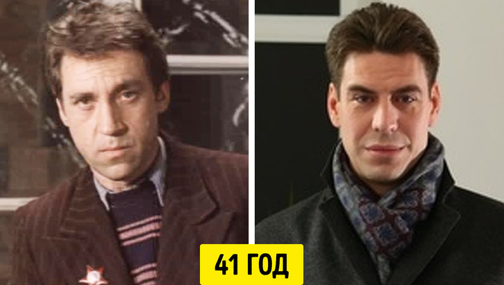 Как выглядели советские и современные знаменитости в одном и том же возрасте