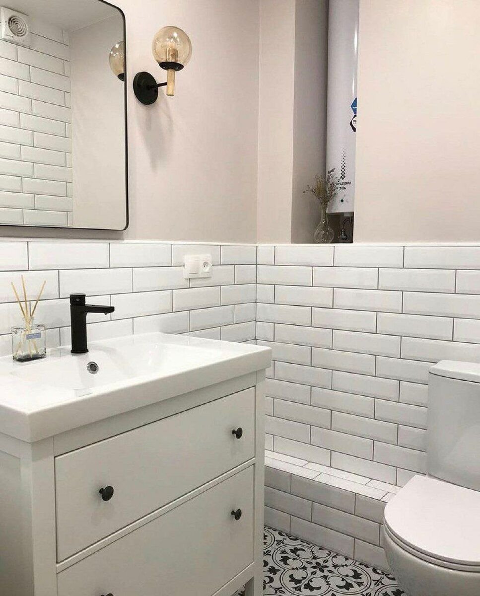 Креативный дизайн ванной комнаты никак у всех! Интересная задумка, которая не только выглядит красиво, но так же экономит бюджет