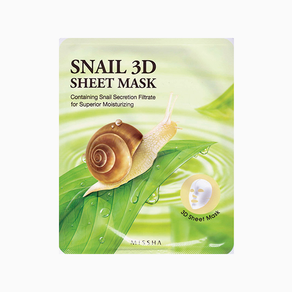 Healing Snail 3D Sheet Mask, Missha