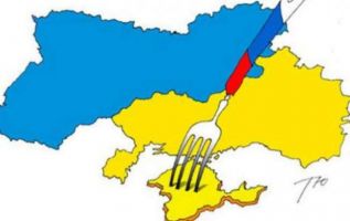 Приклеим территории к карте: штраф за изображение Украины без Крыма и Донбасса