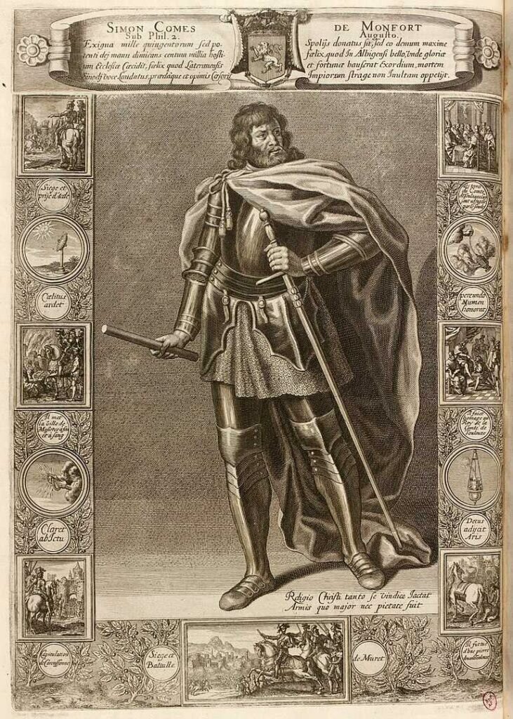    Симон де Монфор на гравюре конца XVII века / ©wikipedia.org