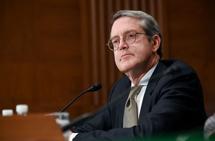 Randal K. Quarles, vice chairman of the Federal Reserve Board of Governors, testifies before a Senate Banking, Housing and Urban Affairs Committee hearing on 