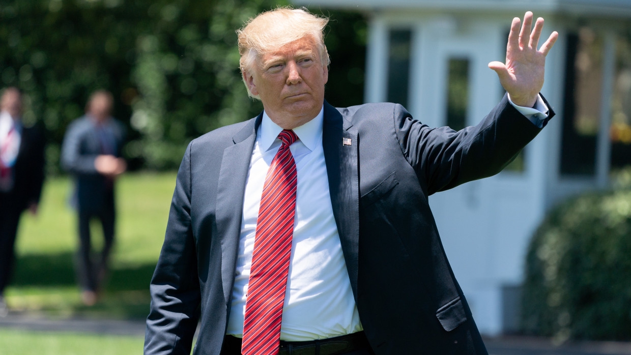 Трамп проигнорировал тему своего выдвижения на выборы президента США