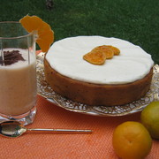 Тыквенный пирог со специями под цитрусовым кремом (Orange and Spice Pumpkin Cake)