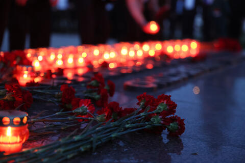 В Краснодаре прошла акция «Свеча памяти», посвященная годовщине начала Великой Отечественной войны