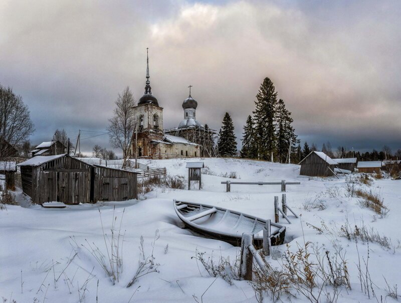 Простота и обаяние российских пейзажей город, природа, родина, россия, село, эстетика