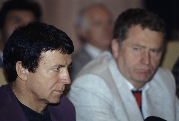 Вместе Владимиром Жириновским на Заседании в ГД, 1994 год.