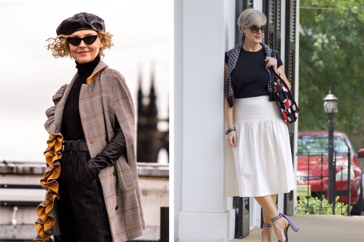 Городской стиль в одежде для женщин 50 лет