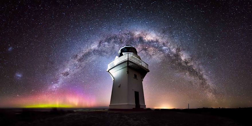 Невероятное звездное небо в Новой Зеландии