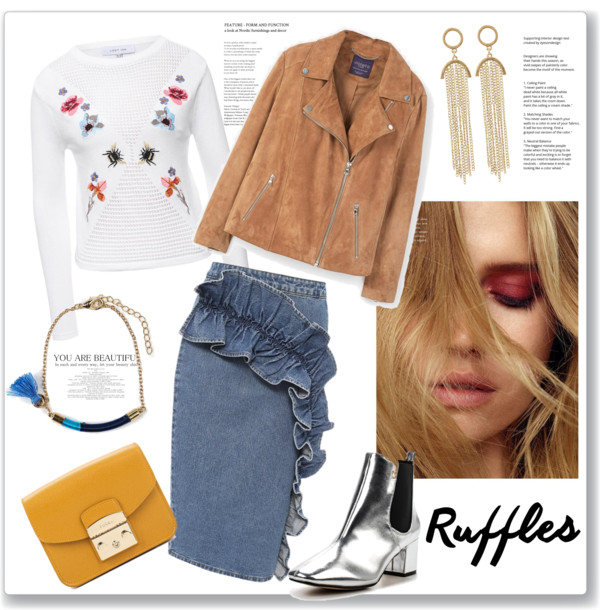 Denim Ruffles