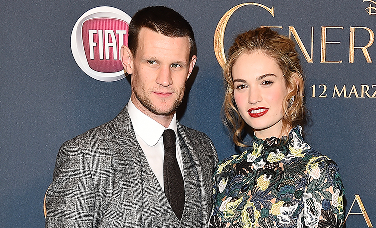 Карантин пошел на пользу: "Золушка" Лили Джеймс и звезда сериала "Корона" Мэтт Смит возобновили роман