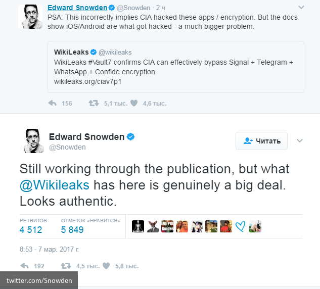 Сноуден развеял все сомнения в подлинности опубликованных документов ЦРУ