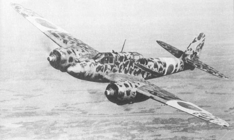 Тяжелые двухмоторные японские истребители против американских бомбардировщиков ввс