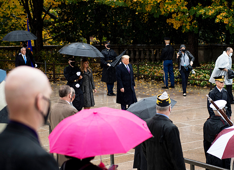 Дональд и Мелания Трамп впервые появились на публике после проигрыша в президентских выборах Звезды,Новости о звездах