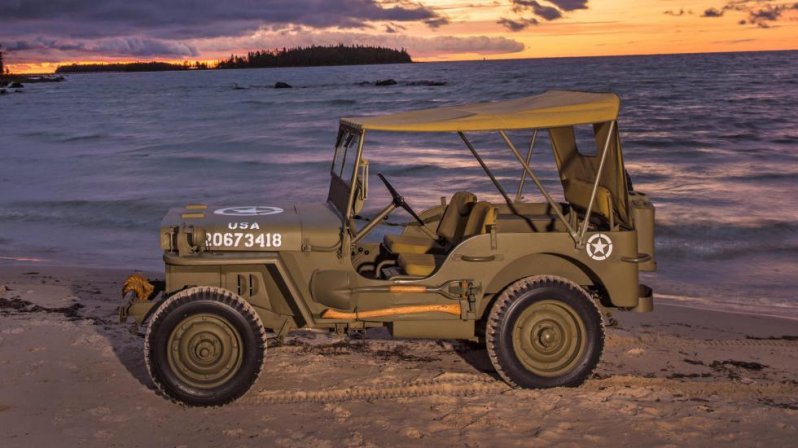 За рулем Jeep Willys 1944 года Willys, jeep, тест-драйв