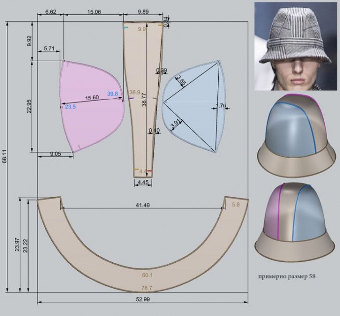 Моделирование шляпы своими руками,сделай сам