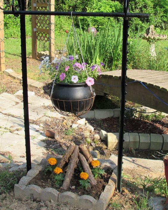 Старые вещи — находка для сада: креативные идеи, заслуживающих внимания декор,для дома и дачи,ландшафтный дизайн