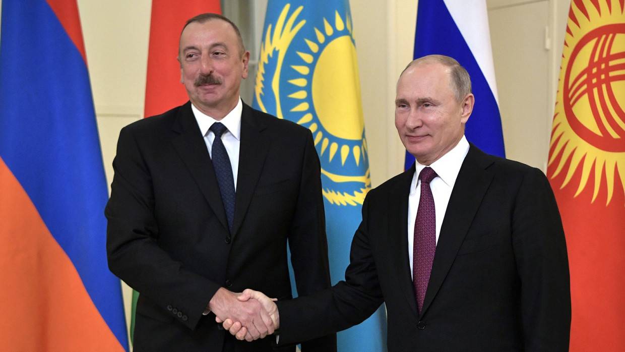Путин и Алиев обсудили роль российских миротворцев в Нагорном Карабахе