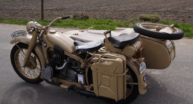BMW R-12: что представлял собой военный мотоцикл Вермахта Мото