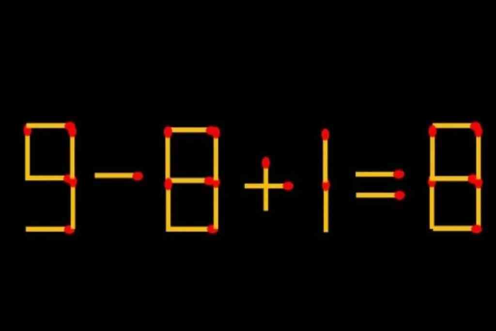 Найдите правильное решение головоломки — переставьте спичку