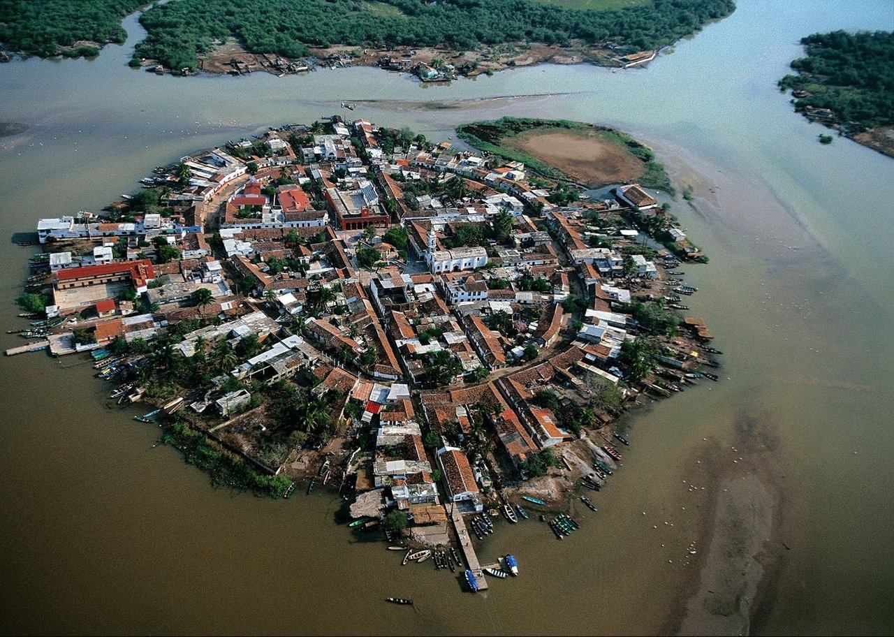 Мескальтитан — город на воде города,интересное,мексика,мир,путешествия