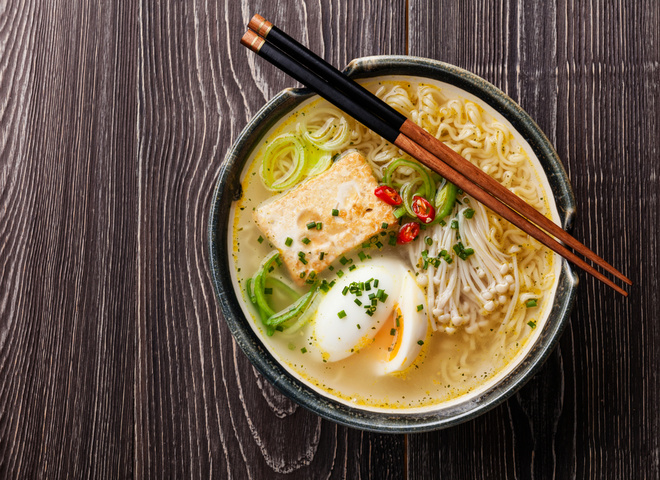 Как приготовить рамен: рецепт японского супа с лапшой