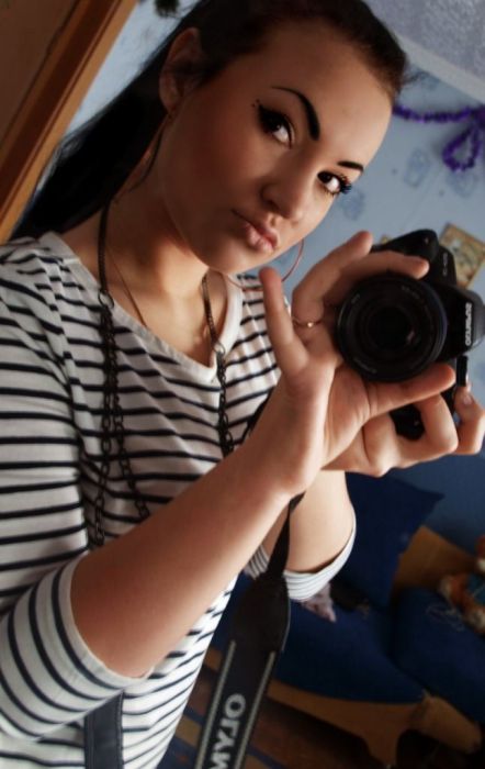 Красивые девушки из социальных сетей  позитив