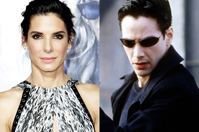 Сандра Баллок могла сыграть главного героя в "Матрице" вместо Киану Ривза