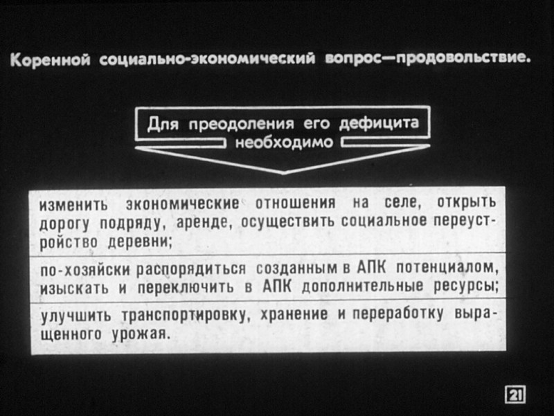 Как это было:  пропаганда необходимости ПЕРЕСТРОЙКИ диафильмы,перестройка,СССР