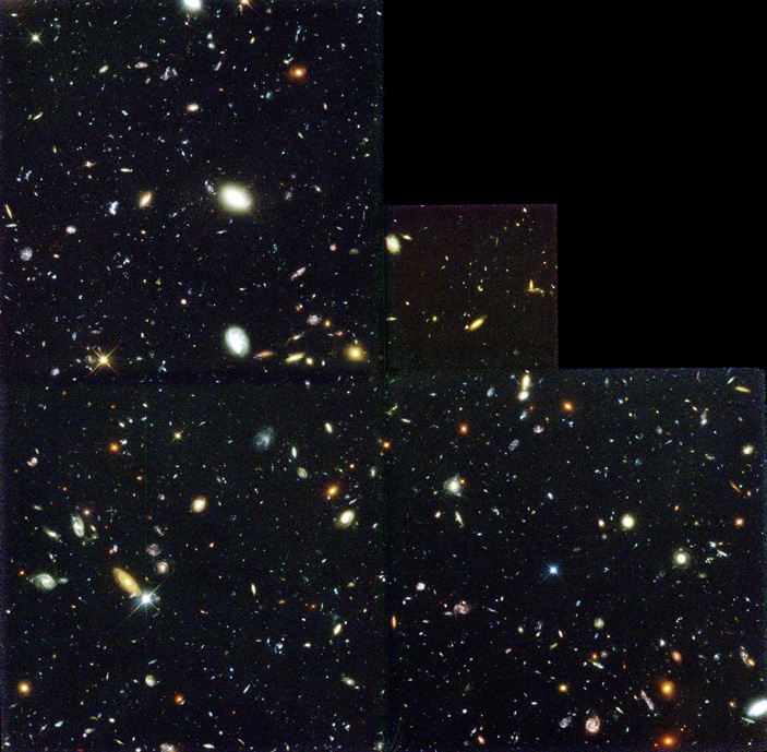 Рис. 2. Hubble Deep Field