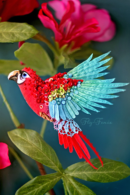 Райские птички Юлии Гориной Райские птички Юлии Гориной handmake,поделки своими руками,украшения