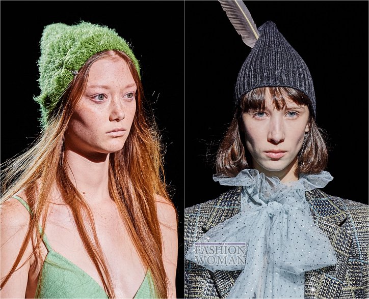 Модные головные уборы осень-зима 2019-2020 головные уборы,дизайнеры,коллекции,мода,мода и красота,модные тенденции