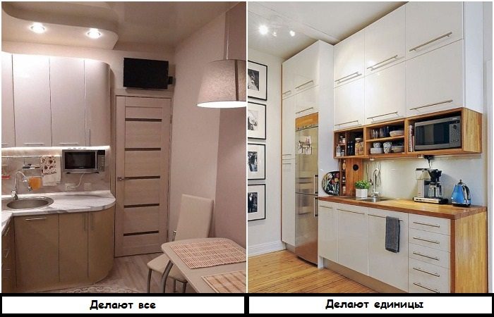 Как грамотно хранить продукты и девайсы на маленькой кухне