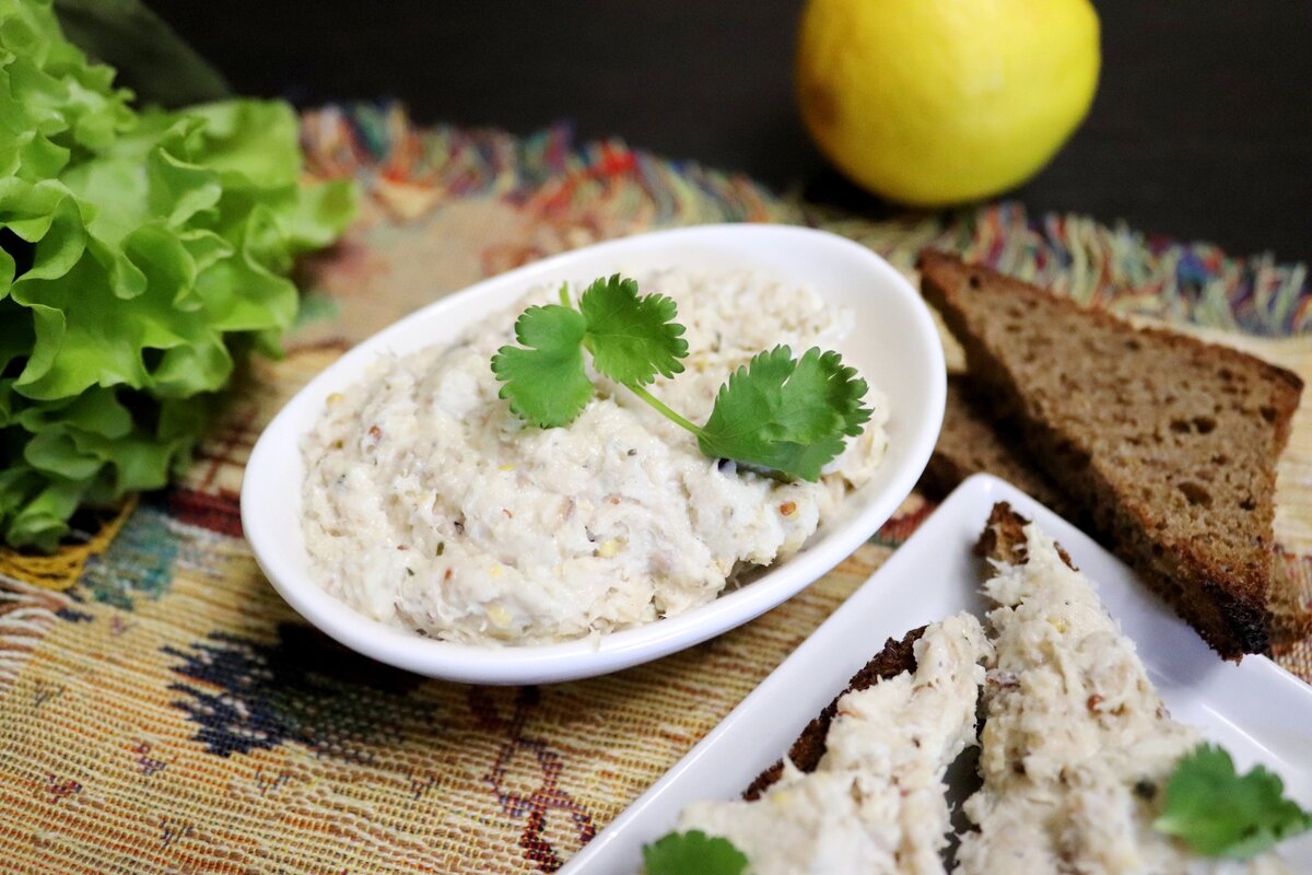 Готовим вкусно без масла и майонеза: нежный паштет из 2 видов рыбы закуски,рыбные блюда