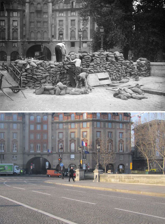20 фото «до и после» о том, как поменяла Европу Вторая мировая война